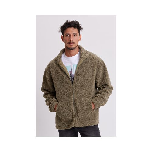 Campera de sherpa - Verde