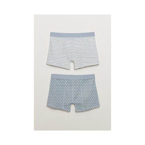 Pack x2 boxer - Estampado Palmeras Gris