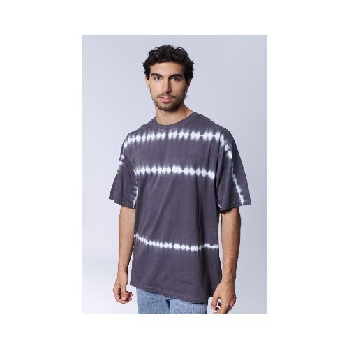 Remera Tie Dye - Gris Oscuro