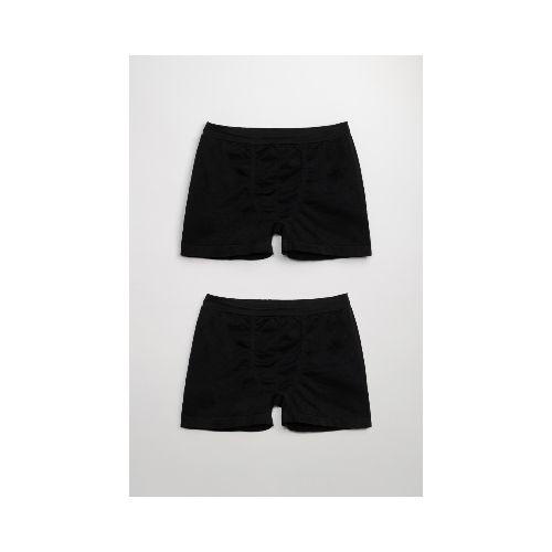 Boxer microfibra liso - Negro