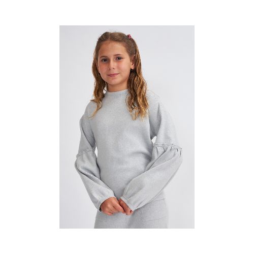 Sweater de punto - Gris melange