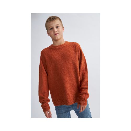 Sweater de punto - Terracota