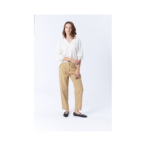 Pantalón vestir - Beige