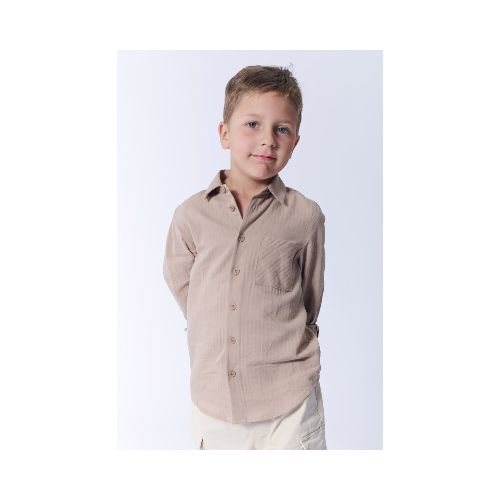 Camisa Espiga - Estampa Palmera Taupe