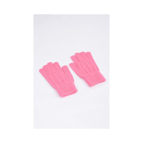 Guantes de punto - Fucsia