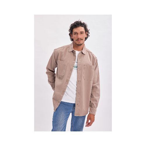 Sobrecamisa jean - Gris