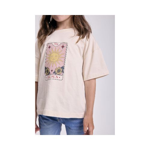 Remera - Estampa Sol Beige