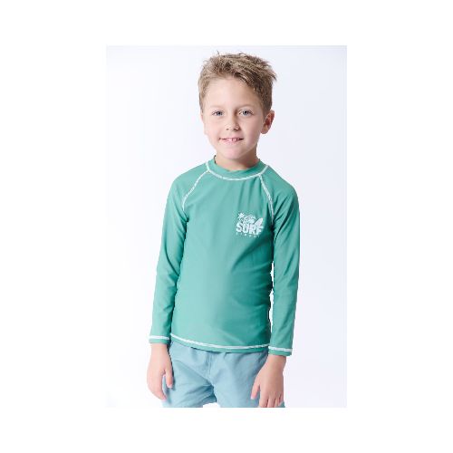 Remera manga larga uv - Surf Verde