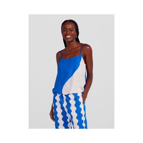 MUSCULOSA CON BRETEL AJUSTABLE - AZUL — Hering