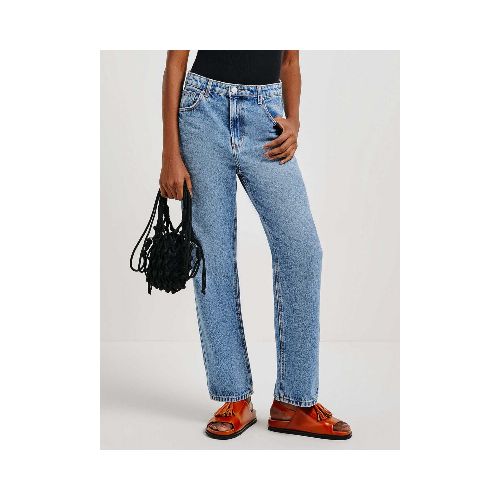 PANTALÓN DE JEAN REGULAR - CELESTE — Hering