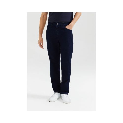 PANTALÓN DE JEAN MODELO RECTO - AZUL — Hering