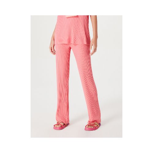 PANTALÓN TEJIDO ACANALADO - ROSA — Hering