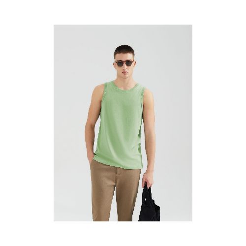 MUSCULOSA BÁSICA - VERDE CLARO — Hering