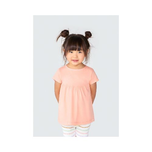 BLUSA INFANTIL MANGA CORTA - NARANJA — Hering