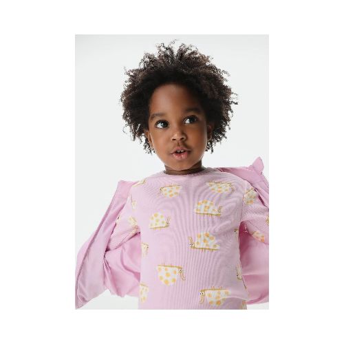 BLUSA INFANTIL ESTAMPADA - ROSA — Hering