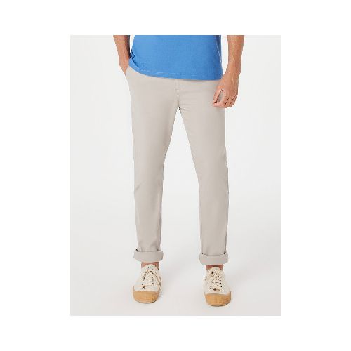 PANTALÓN TIPO GABARDINA MODELO CHINO - GRIS — Hering