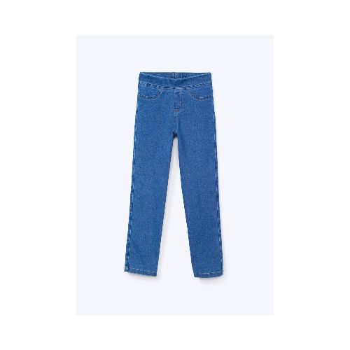 JEAN INFANTIL CON CINTURA ELASTIZADA - AZUL — Hering