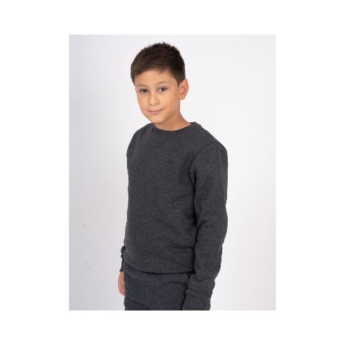 BUZO BÁSICO UNISSEX INFANTIL - GRIS OSCURO — Hering