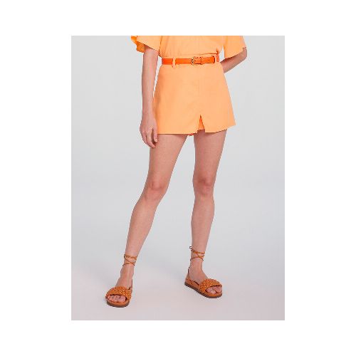 SHORTS POLLERA DE ALGODÓN - NARANJA — Hering