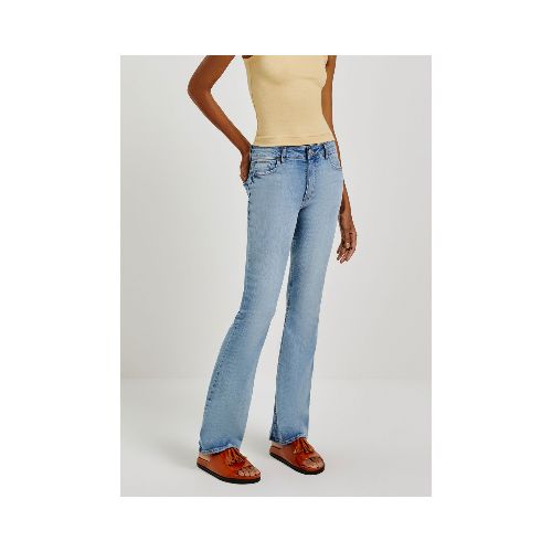 PANTALÓN DE JEAN CON ELASTANO - CELESTE — Hering