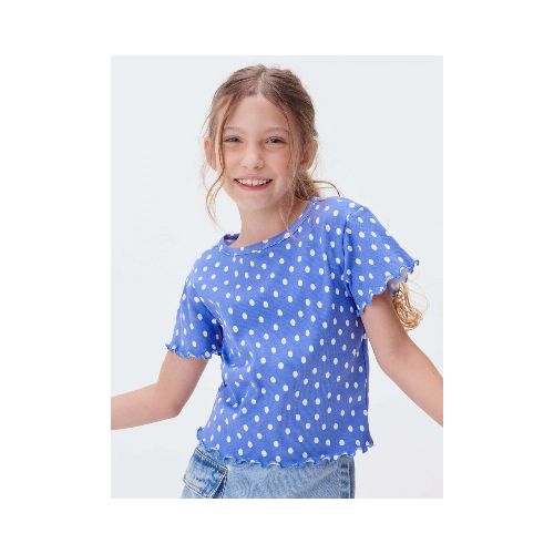 BLUSA INFANTIL ESTAMPADA - AZUL — Hering