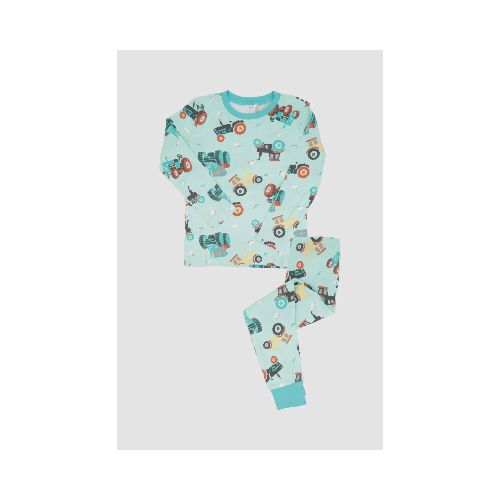 Pijama infantil cars - Turquesa