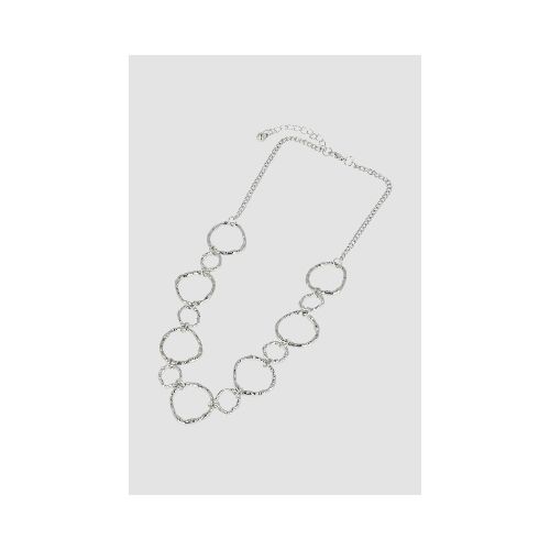 Collar maxi aros - Plata