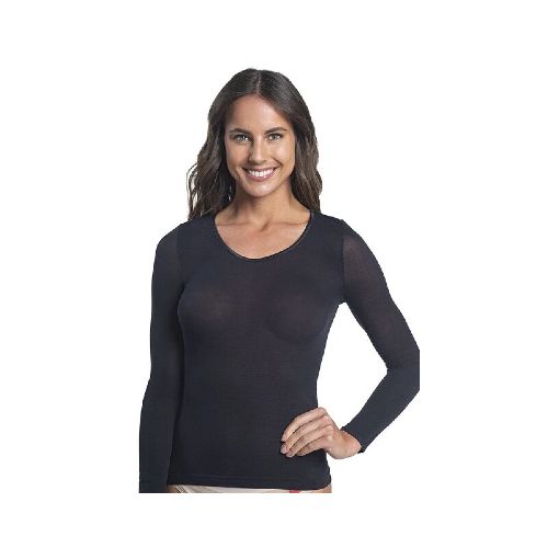 Camiseta piel 1212 caffarena - Negro