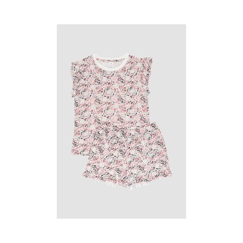 Pijama infantil flowers - Rosado