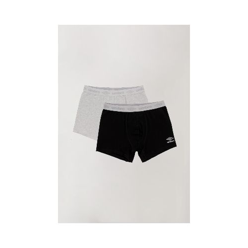 Pack x 2 boxer umbro algodón lycra - Negro