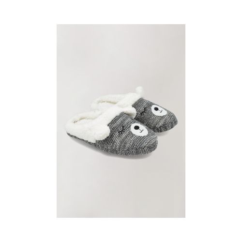 Pantufla oso - Gris melange