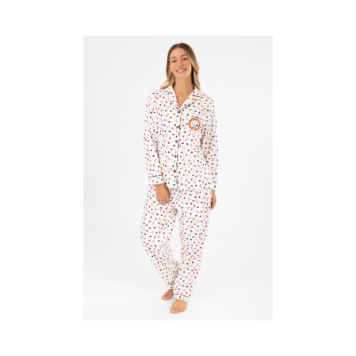 Pijama snoopy comfort americano - Marfil