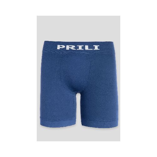 Boxer large prili de microfibra - Azul