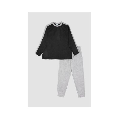 Pijama polar paco - Gris