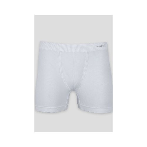 Boxer de microfibra liso - Blanco