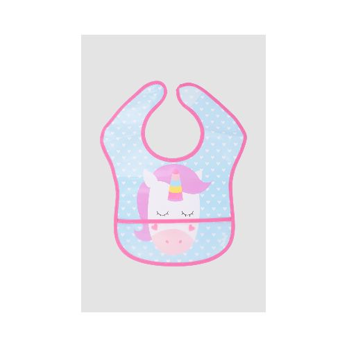 Babero impermeable unicorn - Rosado