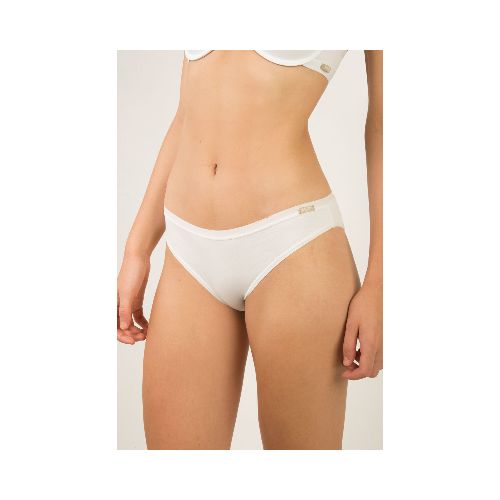 Bikini alta cotton - Blanco