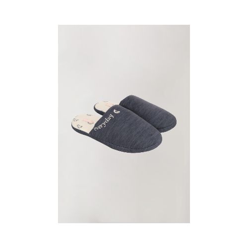 Pantufla everyday - Gris melange