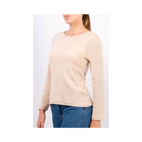 Camiseta manga larga sacks - Beige