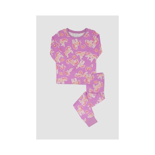 Pijama infantil unicornios - Rosado