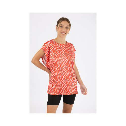 Remera rio print 25 - Rojo