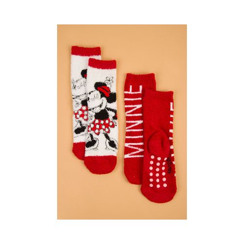 Pack x 2 medias chenille minnie - Diseño 1