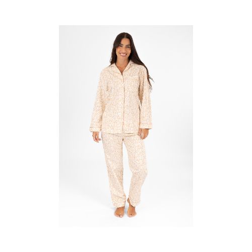 Pijama franela - Beige