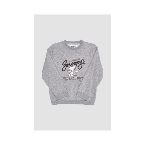 Sweater snoopy original mini - Gris melange