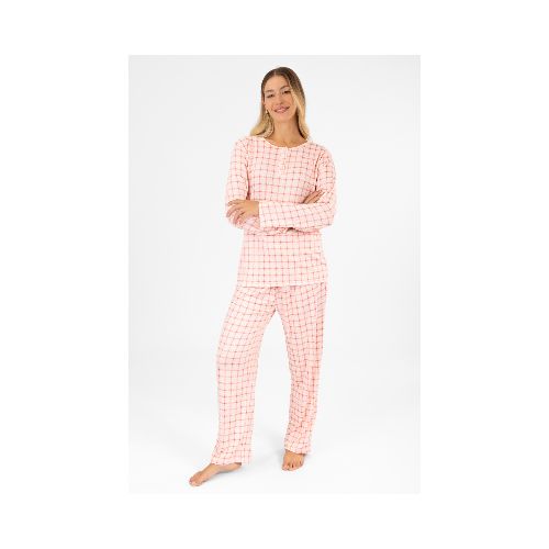 Pijama pink tile allover - Rosado