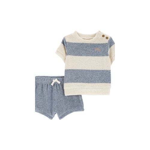 Set 2pc short y remera rizo alg niño-bb carters - Variante unica