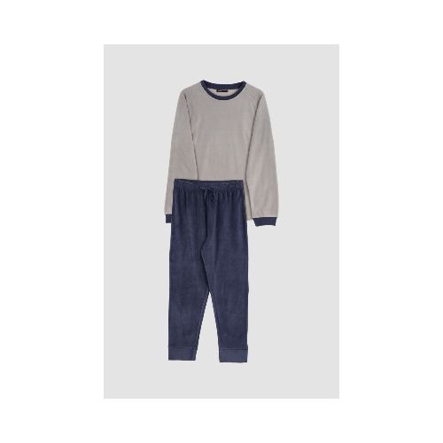 Pijama sporty fleece - Azul