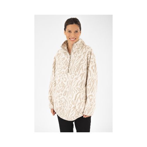 Sweater sherpa animal - Beige