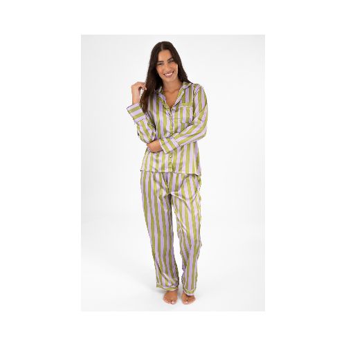 Pijama stripes bk - Lila