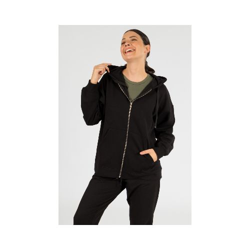 Campera athleisure - Negro